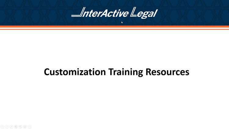 Customization Training Resources