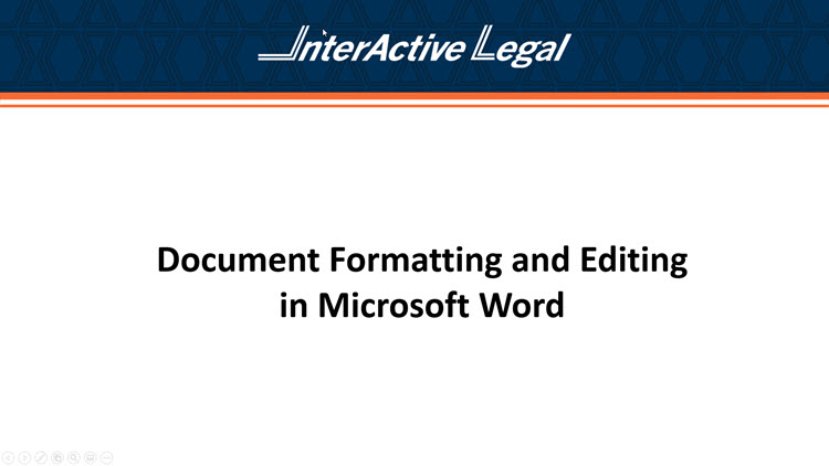 ILS102 Document Formatting