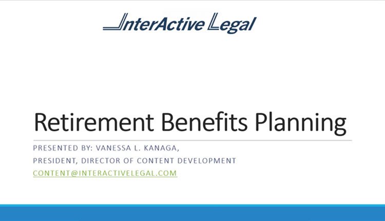 Retirement Benefits Planning Training